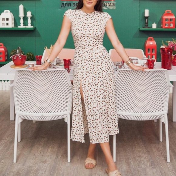 REFORMATION GAVIN DRESS, MARION - Picture 1 of 5